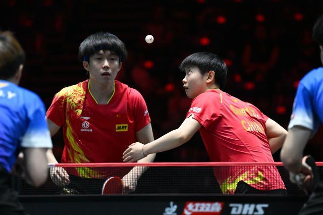 再胜张本智和/早田希娜 王楚钦/孙颖莎大满贯夺魁